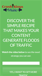 Mobile Screenshot of crashkingsmusic.com